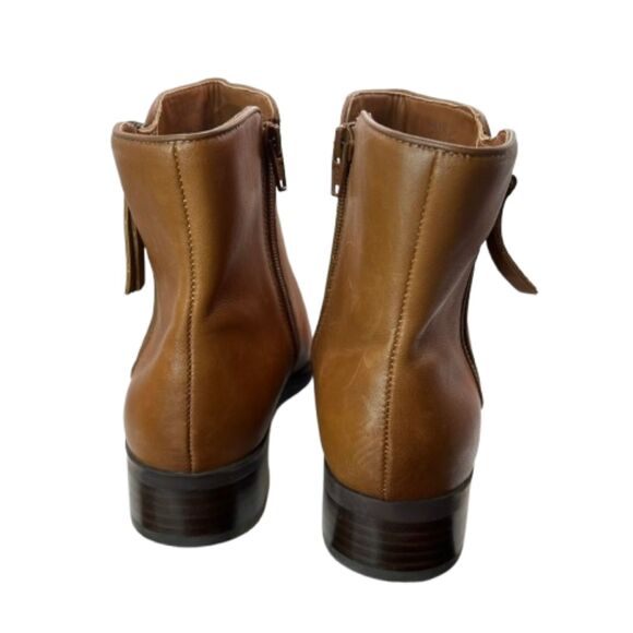 NWOB Naturalizer Women's Robyn Brown Leather Booties Size 8.5M - Picture 6 of 8